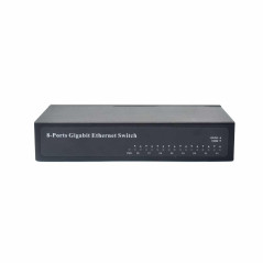DIPROGRESS DPNS08GM switch di rete Non gestito Gigabit Ethernet (10/100/1000) Nero
