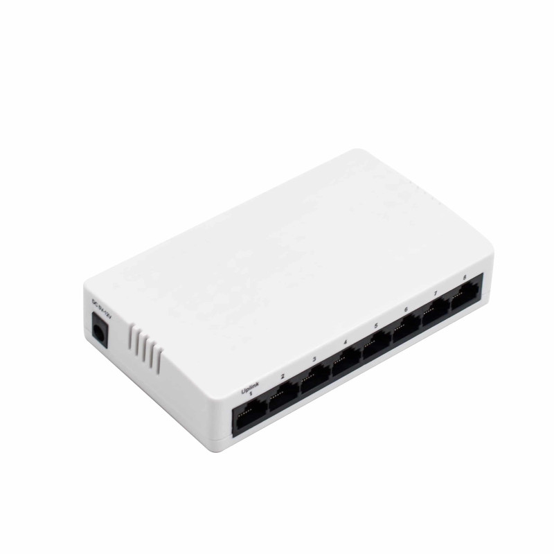 DIPROGRESS DPNS08TP switch di rete Non gestito Fast Ethernet (10/100) Bianco