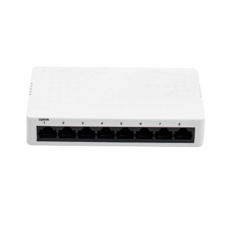 DIPROGRESS DPNS08TP switch di rete Non gestito Fast Ethernet (10/100) Bianco