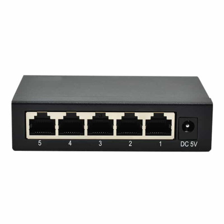 DIPROGRESS DPNS05GM switch di rete Non gestito Gigabit Ethernet (10/100/1000) Nero