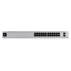 Ubiquiti UniFi Pro 24-Port PoE Gestito L2 L3 Gigabit Ethernet (10 100 1000) Supporto Power over Ethernet (PoE) 1U Argento