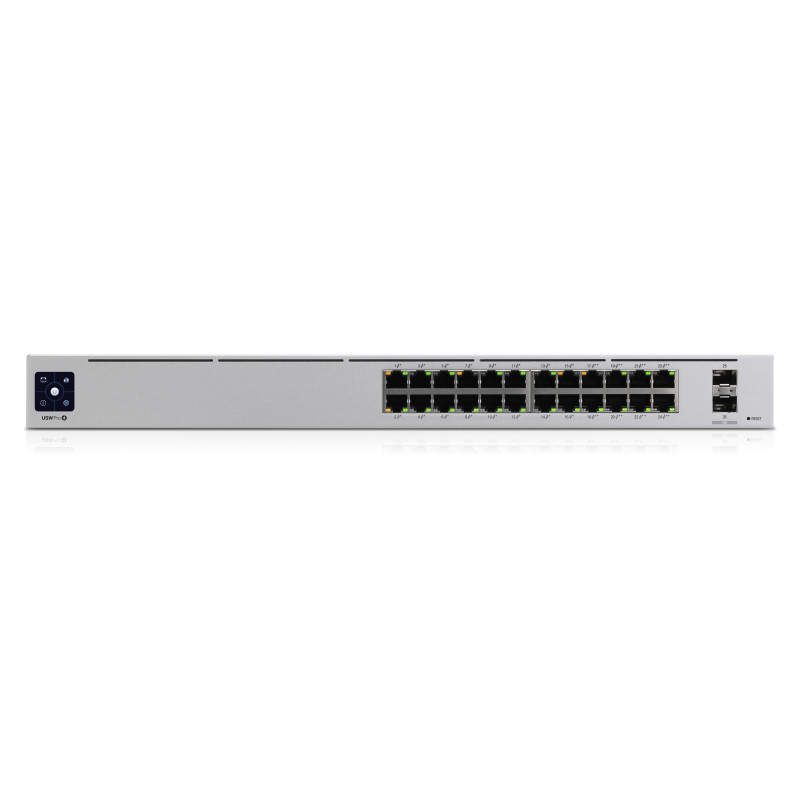 Ubiquiti UniFi Pro 24-Port PoE Gestito L2/L3 Gigabit Ethernet (10/100/1000) Supporto Power over Ethernet (PoE) 1U Argento Ubiquiti UniFi Pro 24-Port PoE Gestito L2/L3 Gigabit Ethernet (10/100/1000) Supporto Power over Ethernet (PoE) 1U Argento