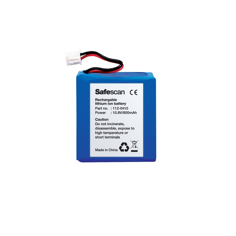 Safescan LB-105 batteria ricaricabile industriale Ioni di Litio 600 mAh 10,8 V Safescan LB-105 batteria ricaricabile industriale Ioni di Litio 600 mAh 10,8 V