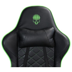 Deadwave DWGT0007 sedia per videogioco Sedia da gaming per PC Seduta imbottita Nero, Verde
