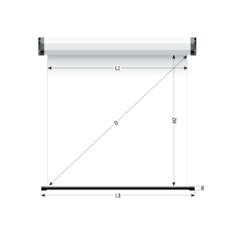 Sopar 5241 schermo per proiettore 2,62 m (103") 4:3