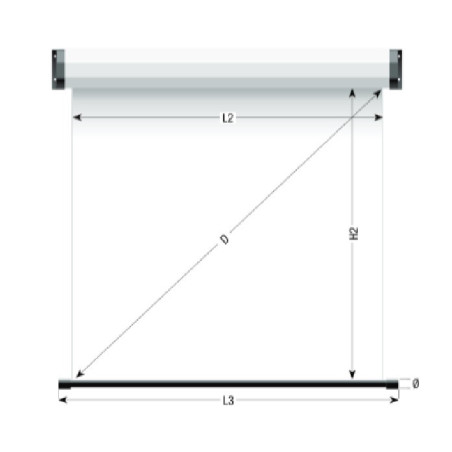Sopar 5241 schermo per proiettore 2,62 m (103") 4 3