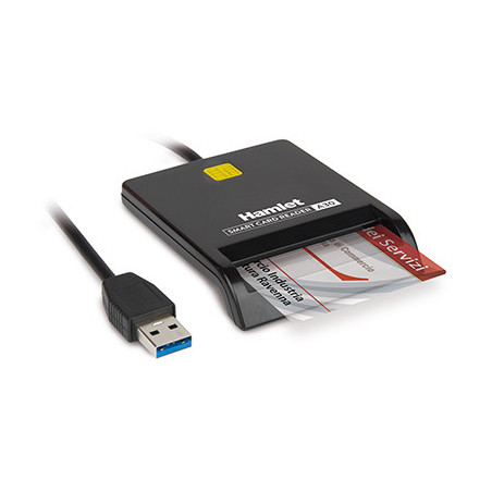 Hamlet HUSCR-A30 lettore di card readers Interno USB USB tipo A Nero