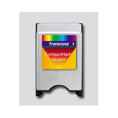 Transcend CompactFlash Adapter lettore di schede Argento