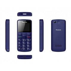 Panasonic KX-TU110EXC - Telefono per anziani, blu
