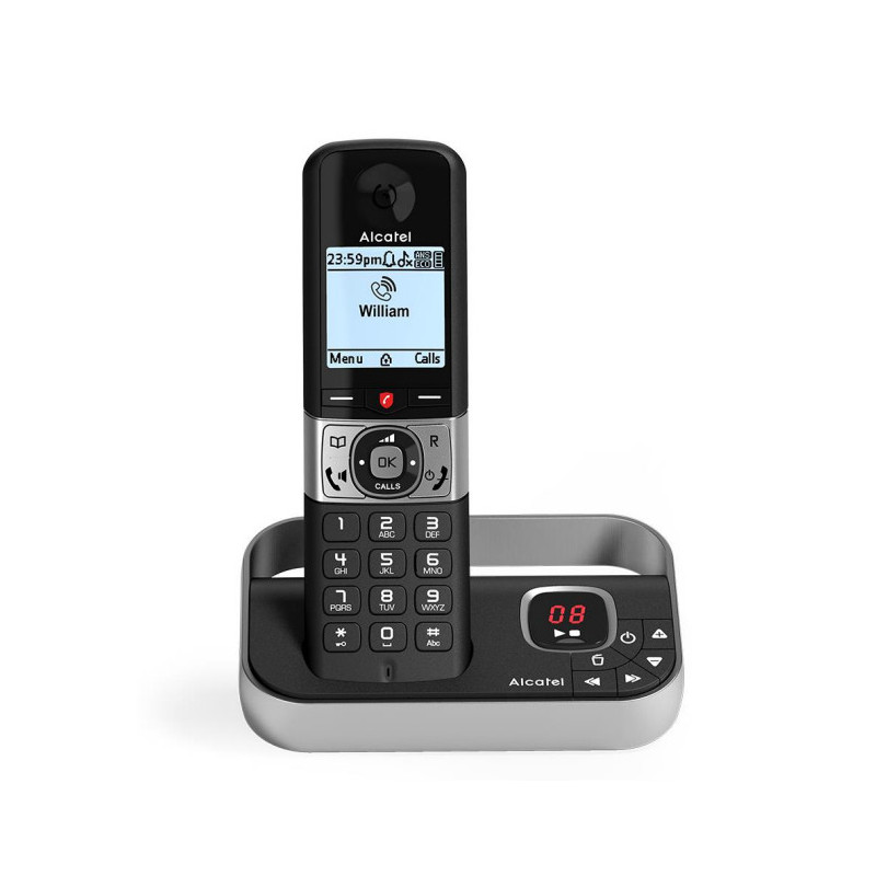 Alcatel F890 Telefono DECT Identificatore di chiamata Nero