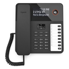 Gigaset DESK 600 Telefono analogico Identificatore di chiamata Nero