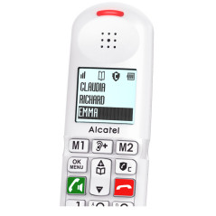 Alcatel XL685 Duo EWE Telefono analogico Identificatore di chiamata Nero