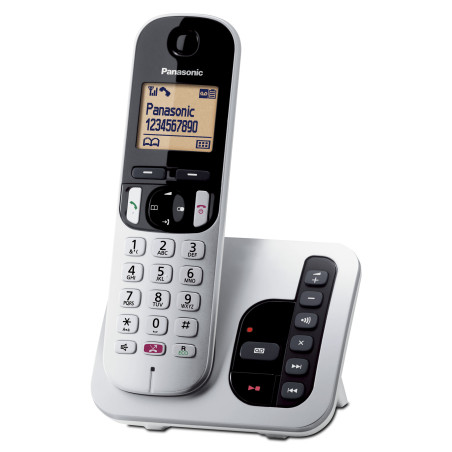 Panasonic Telefono cordless digitale con segreteria telefonica KX-TGC260