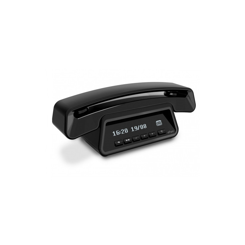 Alcatel ePureNo3 Premium Telefono DECT Identificatore di chiamata Nero
