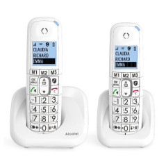 Alcatel XL785 DUO Telefono analogico DECT Identificatore di chiamata Bianco