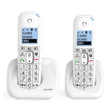Alcatel XL785 DUO Telefono analogico DECT Identificatore di chiamata Bianco