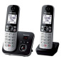 Panasonic Telefono cordless digitale con segreteria telefonica KX-TG6862