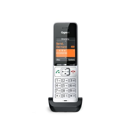 Gigaset COMFORT 500HX Telefono analogico/DECT Identificatore di chiamata Nero, Argento