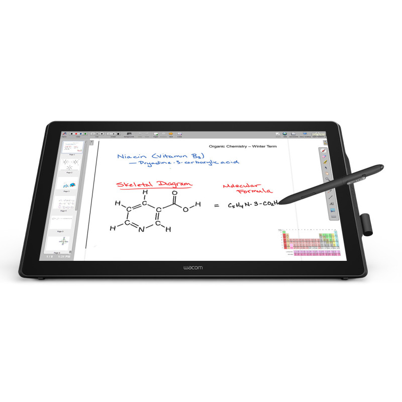 Wacom DTH-2452 visualizzatore di messaggi 60,5 cm (23.8") VA 210 cd/m² Full HD Nero Touch screen