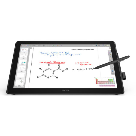 Wacom DTH-2452 visualizzatore di messaggi 60,5 cm (23.8") VA 210 cd m² Full HD Nero Touch screen