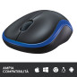 Logitech M185 mouse wireless (blu) Logitech M185 mouse wireless (blu)