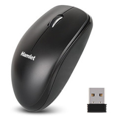 Hamlet XMICERF-24GS mouse Universale Ambidestro RF Wireless + USB Type-A Ottico 1000 DPI