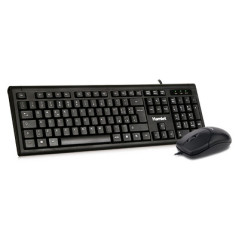 Hamlet KU200 tastiera Mouse incluso Casa USB Italiano Nero