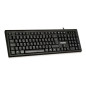 Hamlet KU200 tastiera Mouse incluso Casa USB Italiano Nero
