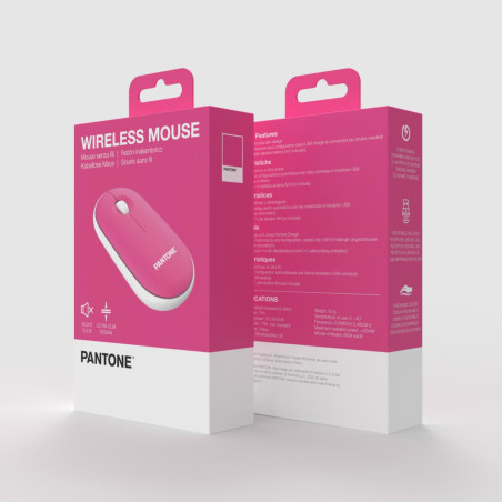 Pantone PT-MS001P1 mouse Ufficio Mano destra 1200 DPI
