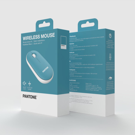 Pantone PT-MS001G1 mouse Ufficio Mano destra 1200 DPI