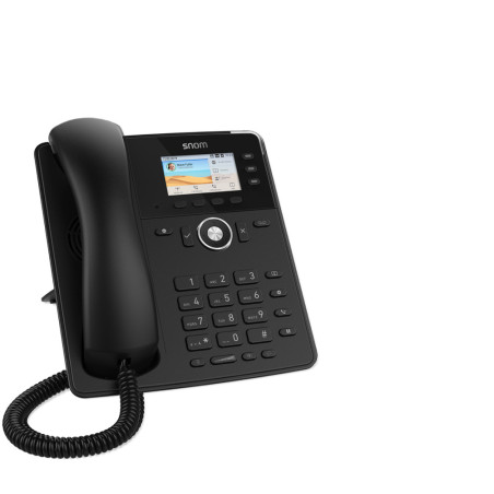 Snom Tischtelefon D717 telefono IP Nero 3 linee TFT