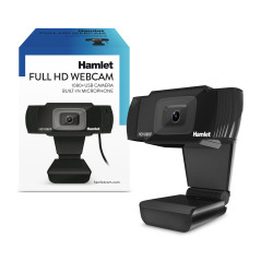Hamlet HWCAM1080 webcam 2 MP 1920 x 1080 Pixel USB 2.0 Nero