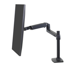 Ergotron LX Series LX DESK MOUNT LCD MONITOR ARM TALL POLE 86,4 cm (34") Scrivania Nero