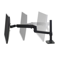 Ergotron LX Series LX DESK MOUNT LCD MONITOR ARM TALL POLE 86,4 cm (34") Scrivania Nero