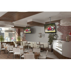 Meliconi 400CE supporto da soffitto per TV e videoproiettore