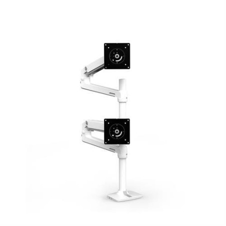 Ergotron LX Series LX Dual Stacking Arm 101,6 cm (40") Scrivania Bianco