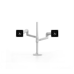 Ergotron LX Series LX Dual Stacking Arm 101,6 cm (40") Scrivania Bianco