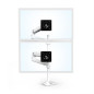 Ergotron LX Series LX Dual Stacking Arm 101,6 cm (40") Scrivania Bianco Ergotron LX Series LX Dual Stacking Arm 101,6 cm (40") Scrivania Bianco
