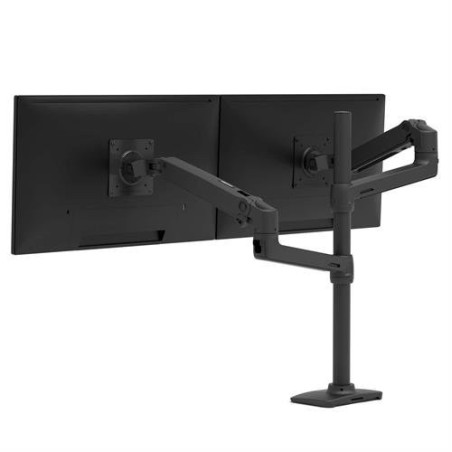 Ergotron LX Series LX Dual Stacking Arm, Tall Pole, Matte Black 101,6 cm (40") Scrivania Nero