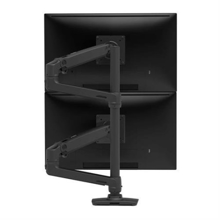 Ergotron LX Series LX Dual Stacking Arm, Tall Pole, Matte Black 101,6 cm (40") Scrivania Nero