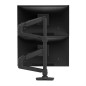 Ergotron LX Series LX Dual Stacking Arm, Tall Pole, Matte Black 101,6 cm (40") Scrivania Nero