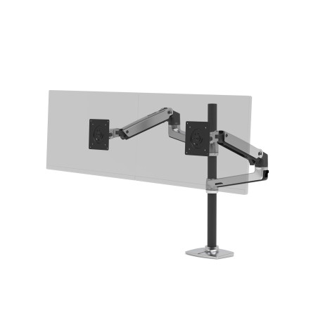 Ergotron LX Series LX Dual Stacking Arm Tall Pole 101,6 cm (40") Scrivania Alluminio