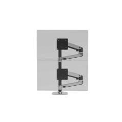 Ergotron LX Series LX Dual Stacking Arm Tall Pole 101,6 cm (40") Scrivania Alluminio