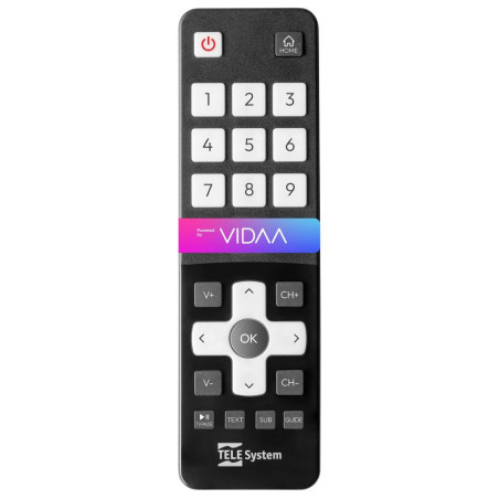 TELE System 58035024 telecomando TV Pulsanti