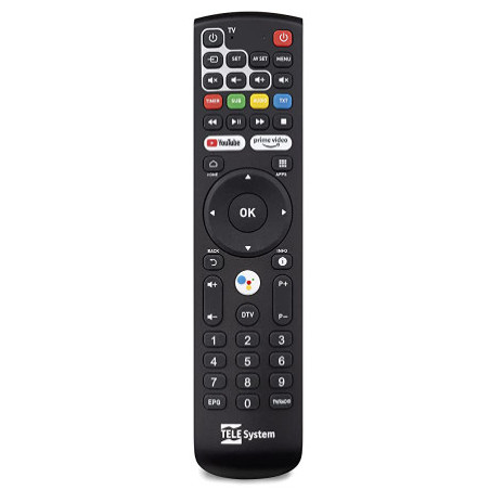 TELE System 58035013 telecomando Bluetooth Sintonizzatore TV Pulsanti