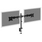 Digitus Supporto per doppio monitor, 2x 27", 2x 8 kg