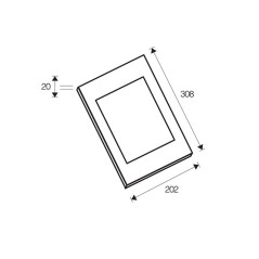 ITB Tablex Block supporto antifurto per tablet Bianco 26,7 cm (10.5")
