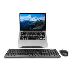 Hamlet Tiramisù Notebook Stand. Supporto universale per Notebook con Tastiera e Mouse Senza Fili