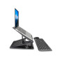 Hamlet Tiramisù Notebook Stand. Supporto universale per Notebook con Tastiera e Mouse Senza Fili
