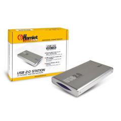 Hamlet USB 2.0 Station box esterno per Hard Disk IDE Sata 2,5''